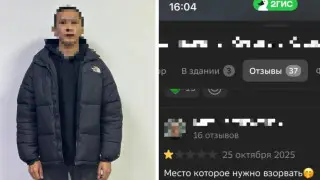 За казахстанцем пришла полиция за шутку в отзывах
