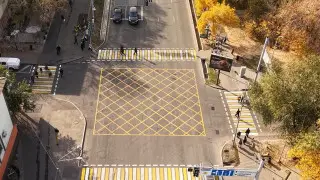 Штрафы за выезд на “вафельную“ разметку в Алматы: что именно будут фиксировать камеры