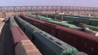 “11 тысяч груженых вагонов“. Железнодорожный затор образовался на юге Казахстана