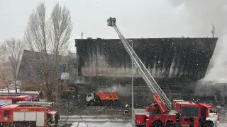 Пожар в Cinema City в Астане: что происходит на месте