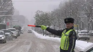Снегопад в Алматы стал причиной массовых ДТП