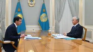 Токаев принял главу Qarmet Лаврентьева