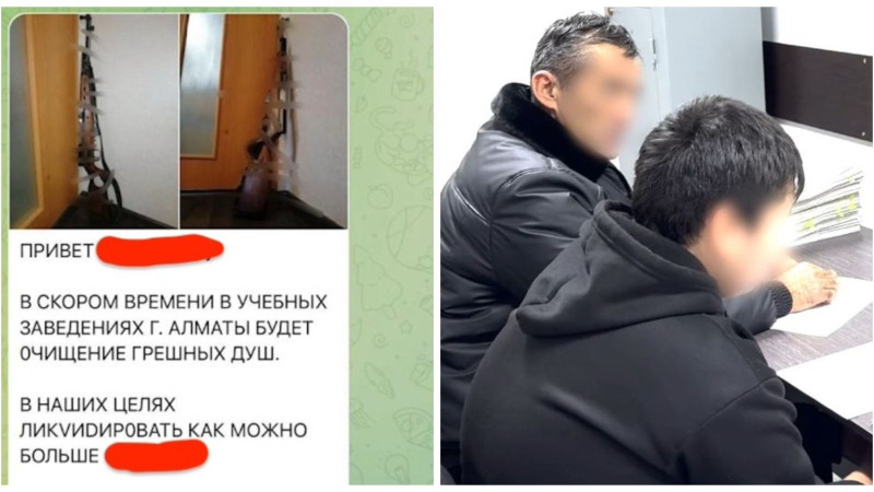 Кадры из видео. Коллаж Tengrinews.kz