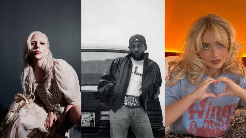 Фото: Instagram/@ladygaga/@kendricklamar/@sabrinacarpenter