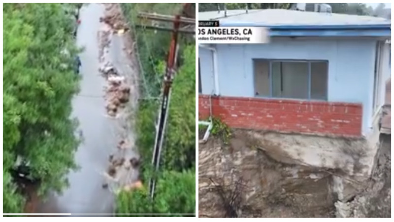 Кадры из видео: x.com/accuweather