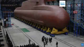 Ким Чен Ын осмотрел первую в КНДР атомную подводную лодку