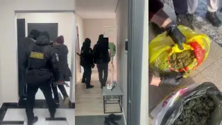 Пытался выкинуть наркотики в окно: эпичный штурм квартиры в Астане сняли на видео