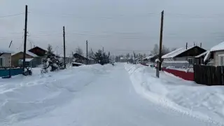 В казахстанском селе зафиксировали температуру в минус 45 градусов