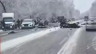 Жуткое ДТП произошло под Алматы: видео