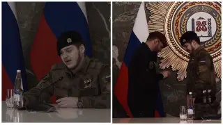 Кадыров на фоне сообщений о том, что его сын попал в ДТП, опубликовал видео с ним