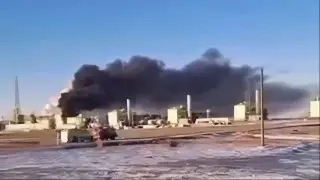 пожар Тенгиз