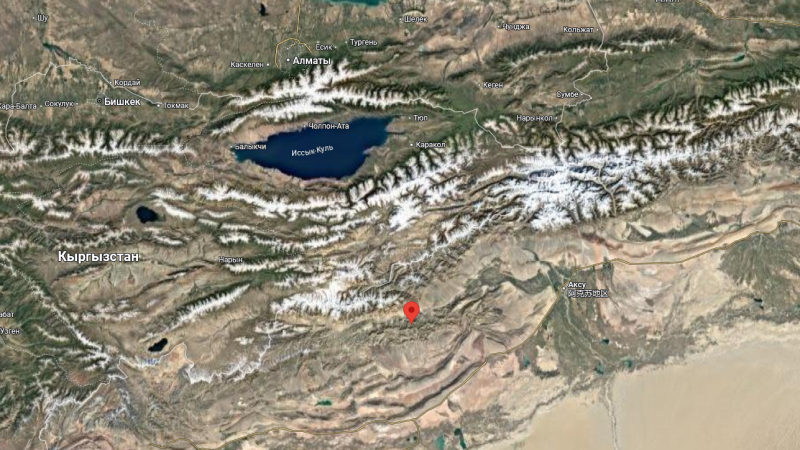 Скриншот карты Google