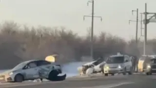 Четыре человека погибли и двое пострадали в ДТП на трассе Актобе – Оренбург
