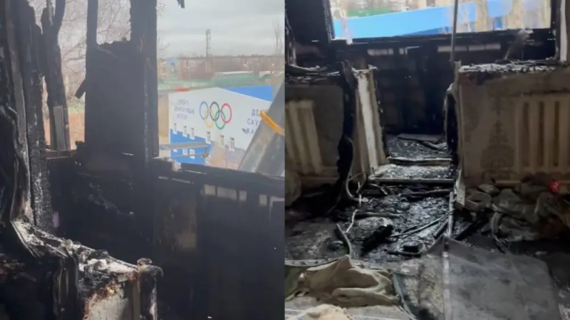 Кадры из видео жительницы