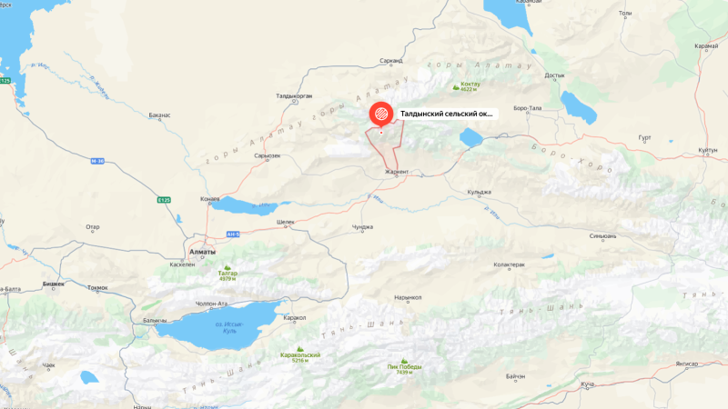 Скриншот Яндекс карты