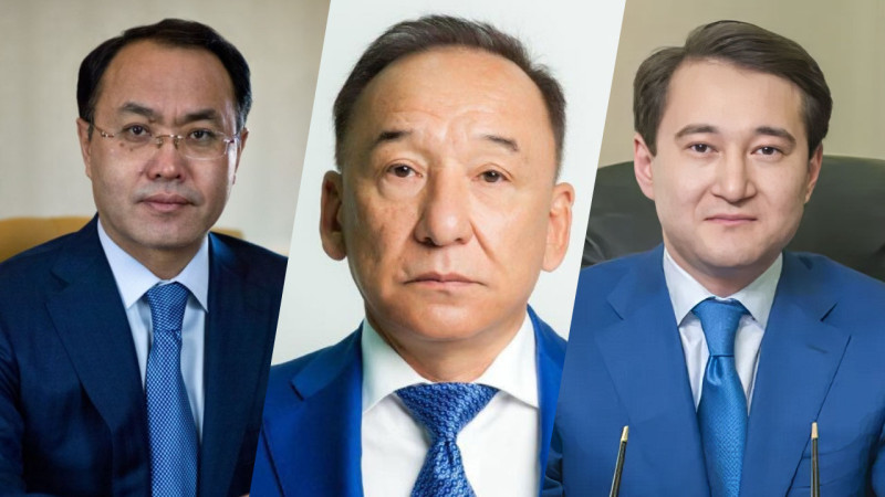 Кайрат Кожамжаров, Аргын Нигматулин, Нуржан Нурланов. Фото: gov.kz