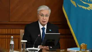 Касым-Жомарт Токаев на расширенном заседании правительства 10 февраля 2026 года