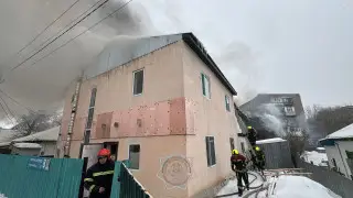 Пожар в Астане