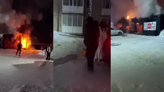 “Люди выбегали и падали в снег“: очевидец рассказал о взрыве в кафе Щучинска