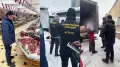 Неприятные кадры из подпольного мясного цеха в Астане показала полиция