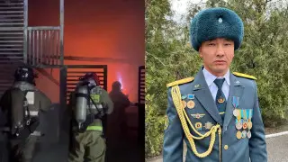 Двоих казахстанцев наградили за спасение людей в новогоднюю ночь в ресторане