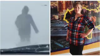 Четыре километра через метель: казахстанка бесстрашно повела за собой колонну на трассе