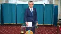 Председатель Сената Маулен Ашимбаев отдал свой голос на референдуме