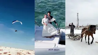 От саней до параплана: самые эффектные появления казахстанцев на избирательных участках