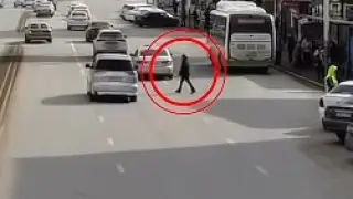 Дроны начали фиксировать нарушения пешеходов в Кызылорде: видео