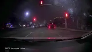 Опасные гонки по ночной Астане сняли на видео