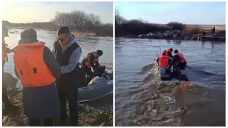 Одну из улиц в селе Акмолинской области отрезало большой водой