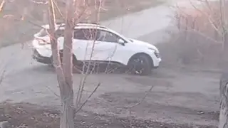 Видео нелепой попытки угона авто опубликовала полиция Актобе