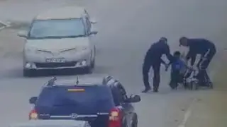 Малыши устроили гонки на дороге в Атырауской области и попались полицейским