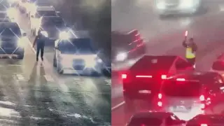 В Астане школьник за рулём Tesla пытался скрыться от полицейских