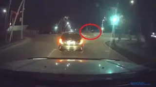 Toyota Camry протаранила мопед - жёсткое ДТП с подростками попало на видео