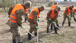 Более 200 жителей Акколя приняли участие в акции “Таза Қазақстан“