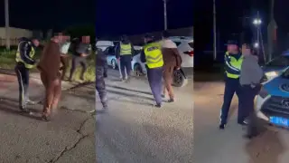 Дорожный конфликт перерос в драку в Шымкенте