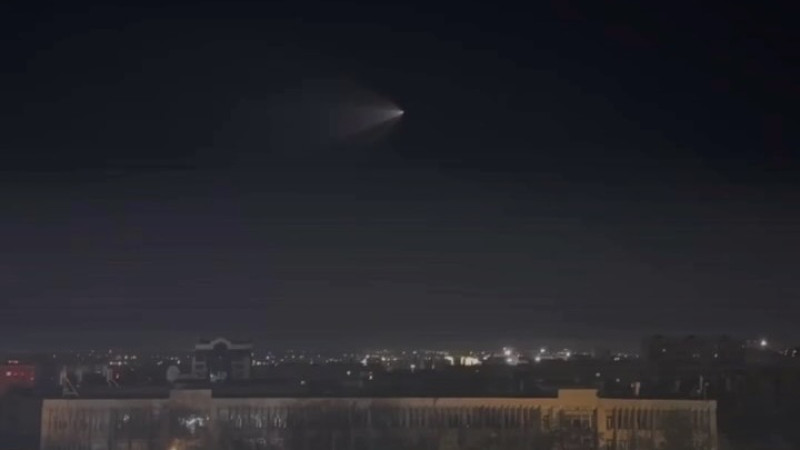 Кадр видео очевидца