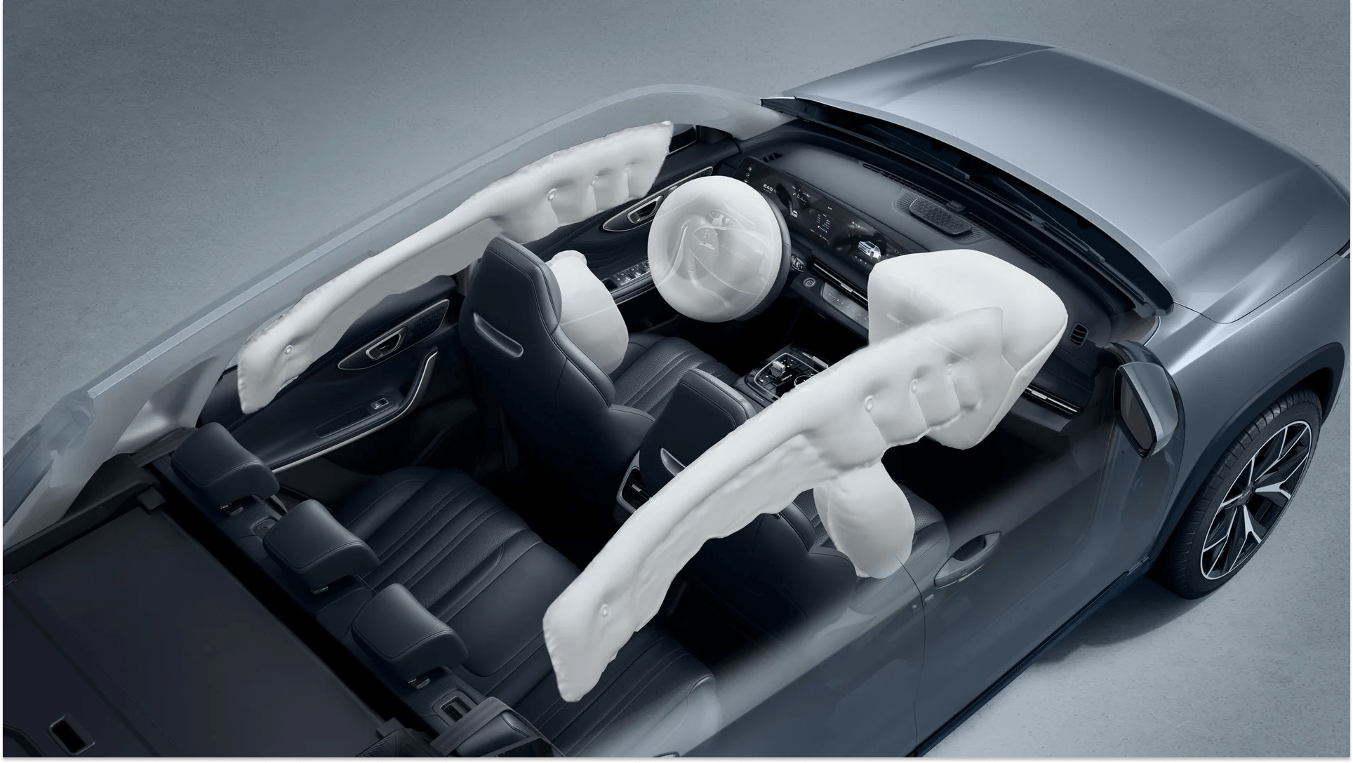 “Интерьер автомобиля Exeed LX: информация о комплектации салона, мультимедиа и другое - слайдер 3”